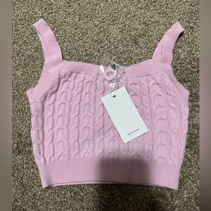 Lovers and friends pink sweater tank